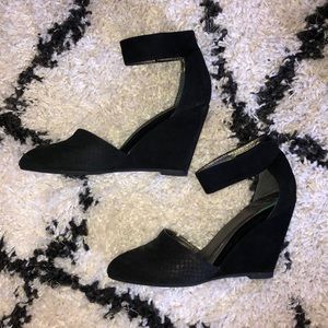 Jeffrey Campbell pointed toe wedges